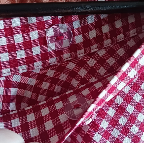 ModCloth / Collectif Checkered Skirt - XXL - Red and White - Picture 5 of 9